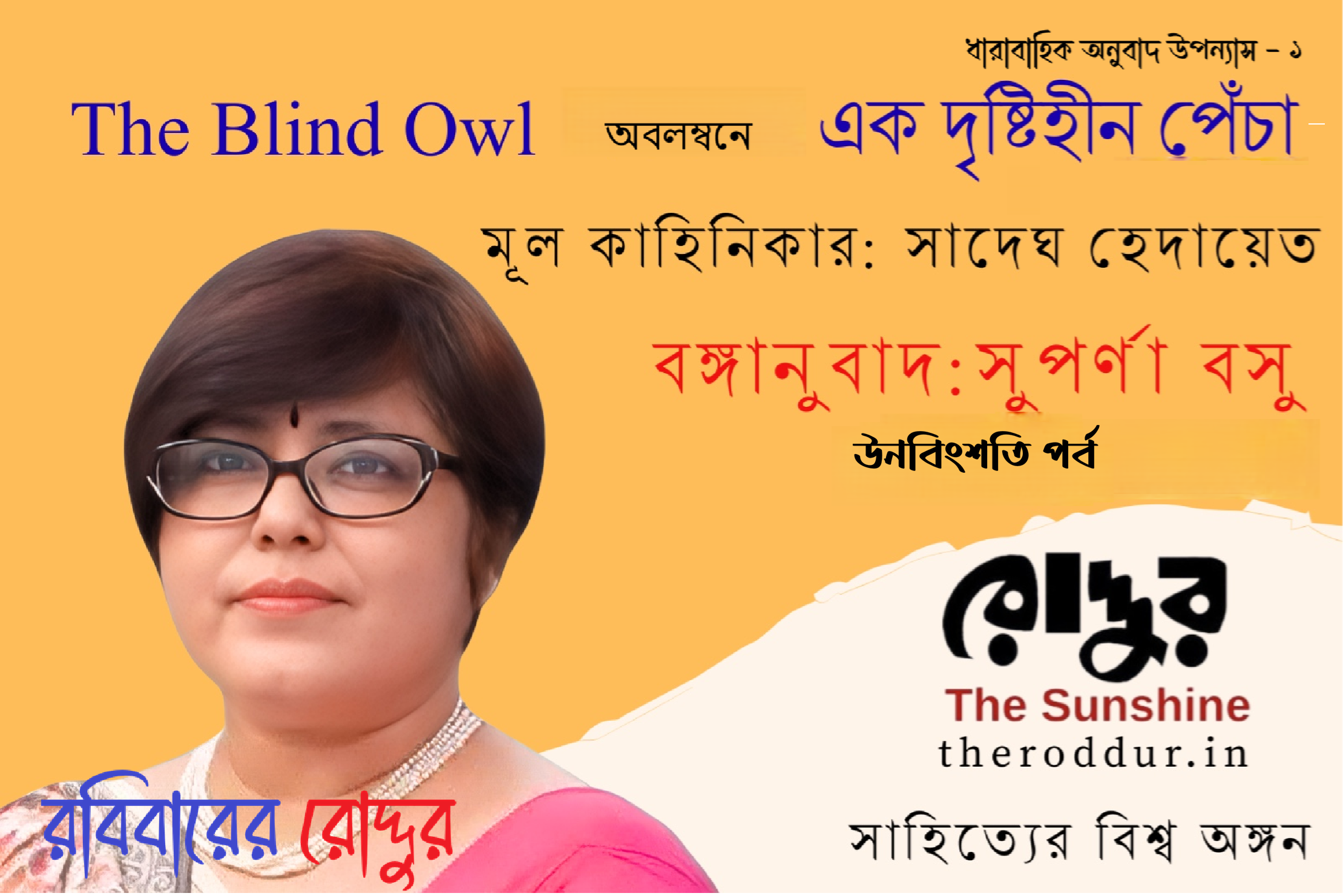  ১৯ : এক দৃষ্টিহীন পেঁচা